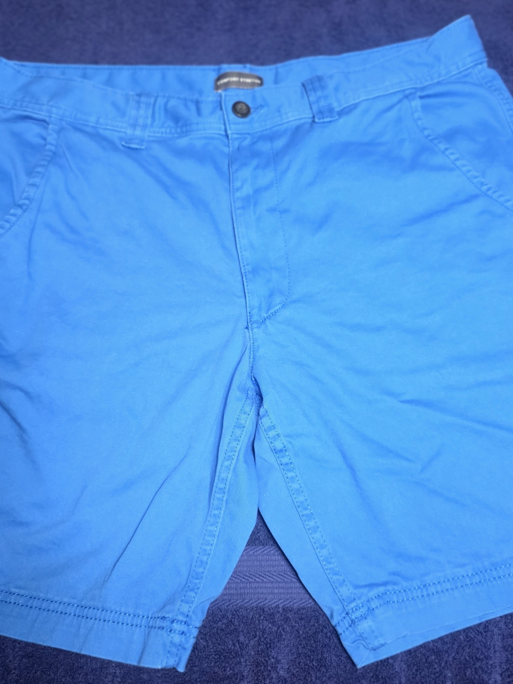 St. John's Bay Bright Blue Flat Front Men's Shorts